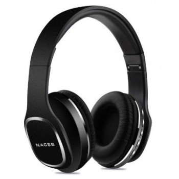 Audífonos Naceb Cetus Na 0307N Micrófono Radio Am / Fm Bluetooth Plegables Negro - NA-0307N