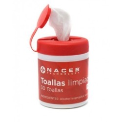 Toallas Limpiadoras Naceb NA-0801 Antiestáticas 30 Piezas para Teclado