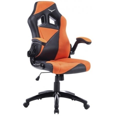 Silla Gamer Naceb Technology Air Striker - Soporta 120Kg - Negro con Naranja  - NA-0903