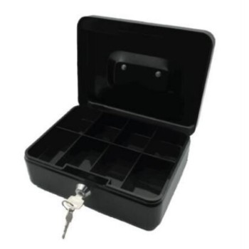 Cajón de Dinero Nextep NE-160 con Contador de Monedas - 2 Llaves - Metálico Negro Cajón de Dinero Nextep NE-160 con Contador de Monedas - 2 Llaves - Metálico Negro