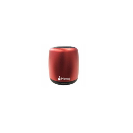Mini Bocina Nextep NE-400R - Inalámbrica - Bluetooth - 3W - Rojo - NE-400R