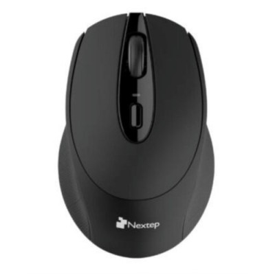 Mouse Nextep NE-410E - Inalámbrico - 1600 DPI - Negro - NE-410E
