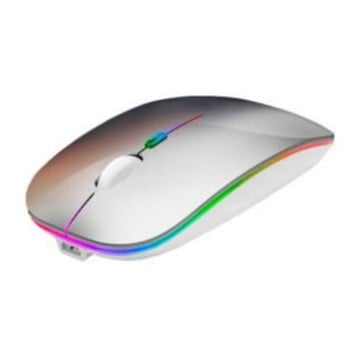 Mouse Gamer Nextep - Inalámbrico  - RGB - Plata - NE-412P
