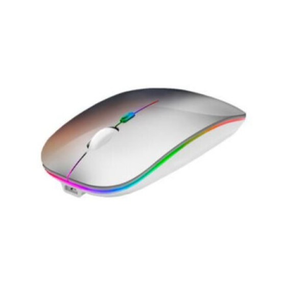 Mouse Gamer Nextep - Inalámbrico  - RGB - Plata - NE-412P