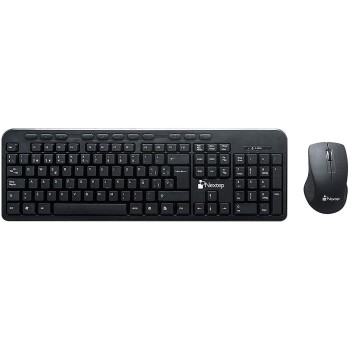 Kit de Teclado y Mouse Nextep NE-415 - Inalámbrico - USB - NE-415