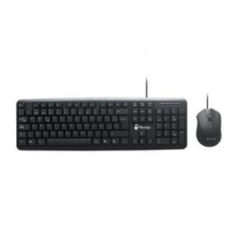 Kit de Teclado y Mouse Nextep NE-416 - Alámbrico - USB - Español - Negro - NE-416