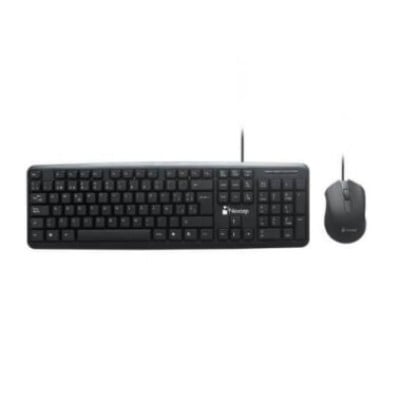 Kit de Teclado y Mouse Nextep NE-416 - Alámbrico - USB - Español - Negro - NE-416