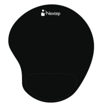 Mouse Pad Nextep NE-418C - 23x20cm Negro - Superficie Monocromática Mouse Pad Nextep NE-418C - 23x20cm Negro - Superficie Monocromática