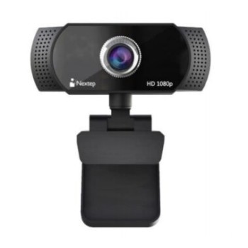 Cámara Web Nextep NE-423 - 1080p - USB - Micrófono - Negro - NE-423