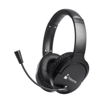 Diadema Nextep NE-424 - Inalámbrico - Bluetooth - Micrófono - Negro - NE-424