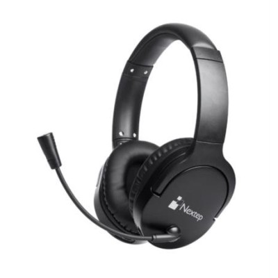 Diadema Nextep NE-424 - Inalámbrico - Bluetooth - Micrófono - Negro - NE-424
