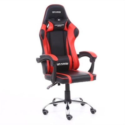 Silla Gamer Nextep Dragon XT Falkor - Soporta 150Kg - Negro con Rojo - NE-462R