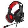 Diadema Gamer Nextep Dragon XT - Alámbrico - Micrófono - Negro con Rojo - NE-489