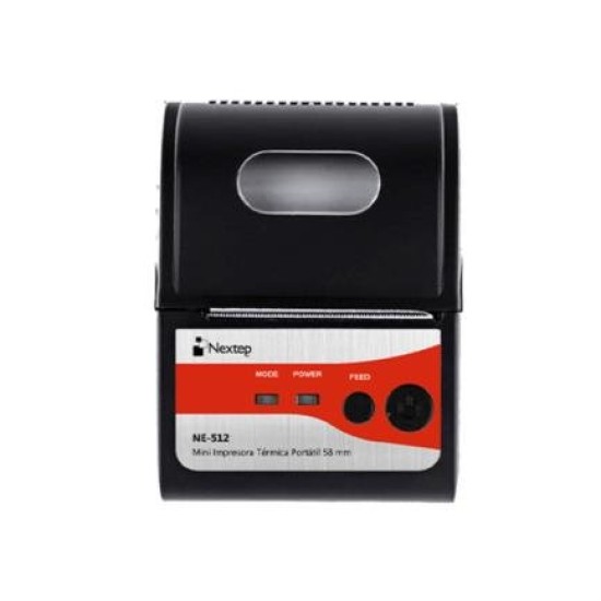 Miniprinter Nextep NE-512 - Térmica - 90 mm/s - 58mm - USB - Bluetooth - RS-232 - Móvil - NE-512