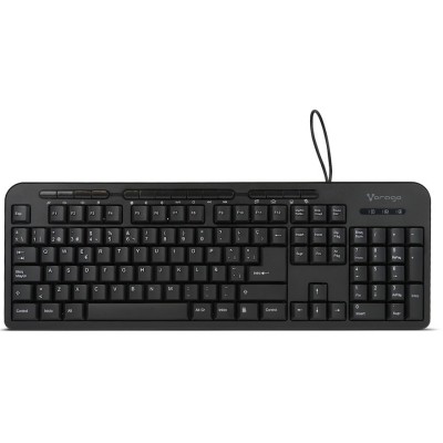 Teclado Vorago KB-204 - Alámbrico - Multimedia - Negro - KB-204