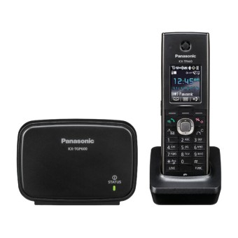 Teléfono inalámbrico Panasonic 8 líneas RJ45 1 terminal negro KX-TGP600B