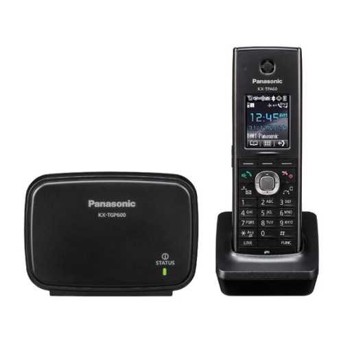 Teléfono inalámbrico Panasonic 8 líneas RJ45 1 terminal negro KX-TGP600B