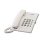 Teléfono Panasonic KX-TS500 - Alámbrico - Básico - Sin Memorias - Blanco - KX-TS500MEW