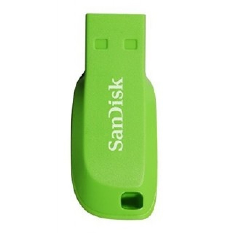 Memoria Usb Sandisk Cruzer Blade 16Gb Usb 2.0 Verde - SDCZ50C-016G-B35GE