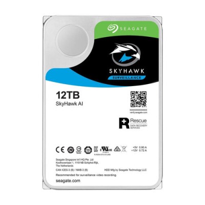 Disco Duro Seagate SkyHawk Ai Surveillance - 3.5" - 12TB - SATA 3 - ST12000VE0008