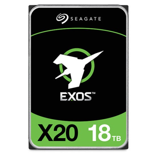 Disco Duro Interno Seagate Exos X20 - 3.5" - 18TB - SATA 3 - 7200 RPM - ST18000NM003D