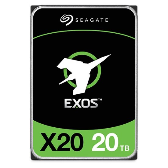 Disco Duro Interno Seagate Exos X20 - 3.5" - 20TB - SATA 3 - 7200 RPM - ST20000NM007D