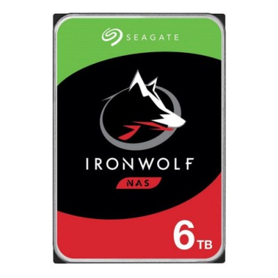 Disco Duro Seagate IronWolf - 3.5p - 6TB - SATA 3 - Para NAS - ST6000VN001