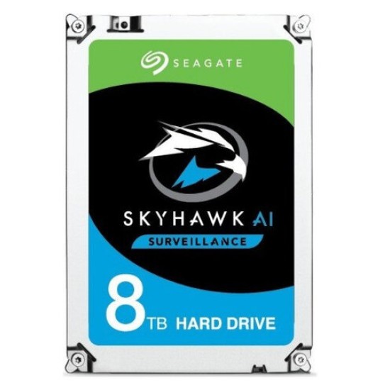 Disco Duro Seagate SkyHawk Ai Surveillance - 3.5p - 8GB - 7200RPM - ST8000VE000