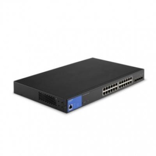 Switch Linksys 24 Puertos Gigabit PoE+ 4 SFP Gestionado LGS328MPC