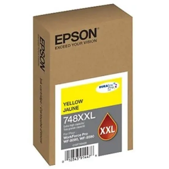 Tinta Epson T748Xxl Capacidad Extra Alta Wf 6090/Wf 6590 Color Amarillo - T748XXL420-AL
