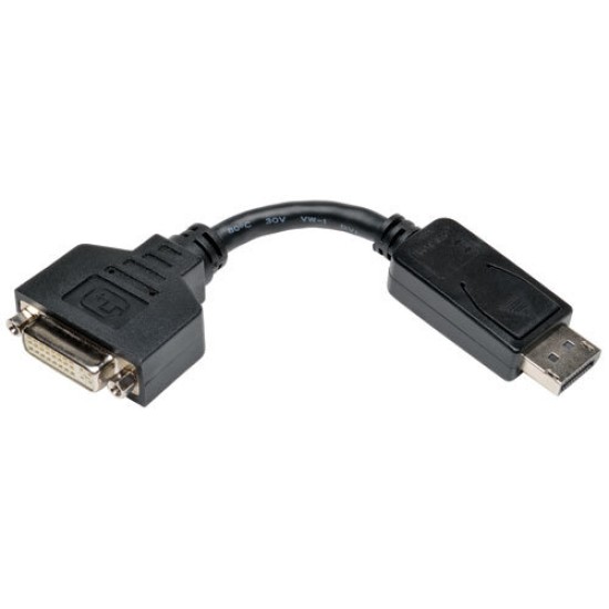 Adaptador Tripp Lite DisplayPort a DVI - Convertidor Macho-Hembra - 15.2cm - P134-000