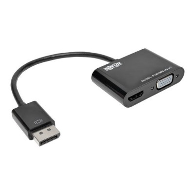 Adaptador DisplayPort Tripp Lite - VGA / HDMI - 4k - DP versión 1.2 - P136-06N-HV-V2