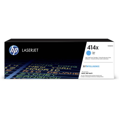 Cartucho Tóner Hp 414X Cian Laserjet Original (W2021X) - W2021X