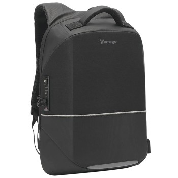 Mochila Vorago BP401 - 15.6" - Candado TSA - Negro - BP-401