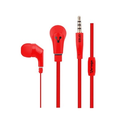 Audifonos Vorago Ep 103 Rojo 3.5Mm - EP-103_ROJO