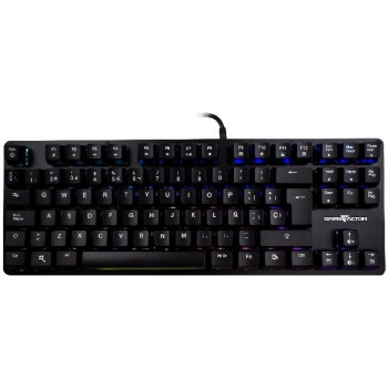 Teclado Mecánico Vorago Game Factor Kbg500 Alámbrico Usb Switch Rojo Rgb Negro - KBG500-RD