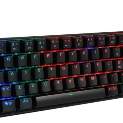 Teclado Gamer Game Factor KBG560 - Alámbrico - Switch Rojo - Mecánico - RGB - KBG560-RD