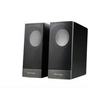 Bocina Vorago SPK-106 Alámbrica USB 6W con Conector 3.5mm Negro
