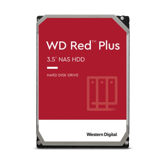 Disco Duro Western Digital WD Red Plus - 3.5" - 10TB - SATA 3 - Para NAS - WD101EFBX