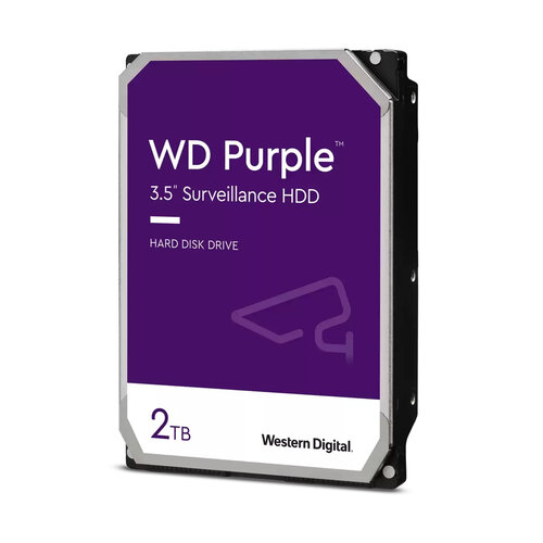 Disco Duro Western Digital WD Purple 2TB SATA III para Videovigilancia WD22PURZ