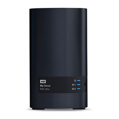 NAS Western Digital My Cloud Ex2 Ultra - 2 Bahías - RAID 0/1 - No Incluye Discos - WDBVBZ0000NCH-NESN