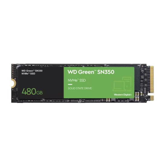 Unidad de Estado Sólido Western Digital WD Green SN350 NVMe - M.2 - 480GB - PCIe - WDS480G2G0C