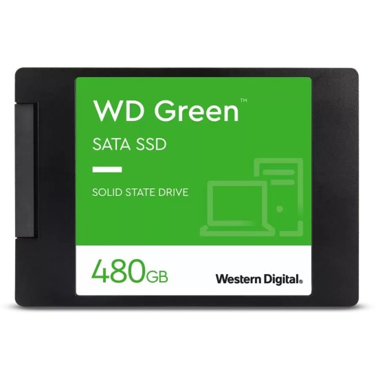 Unidad de Estado Sólido Western Digital WD Green - 2.5" - 480GB - SATA 3 - WDS480G3G0A
