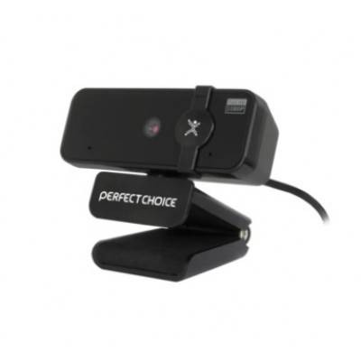 Cámara Web Perfect Choice Pc 320500 2Mp Usb Micrófono Negro - PC-320500