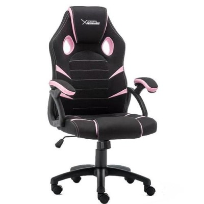 Silla Gamer XZeal XZT-50 - Negro con Rosa - XSST050P