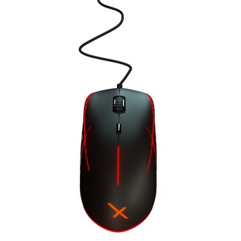 Mouse Gamer XZeal XZ930 - Alámbrico - 8 Botones - Ambidiestro - RGB - XZMX930B