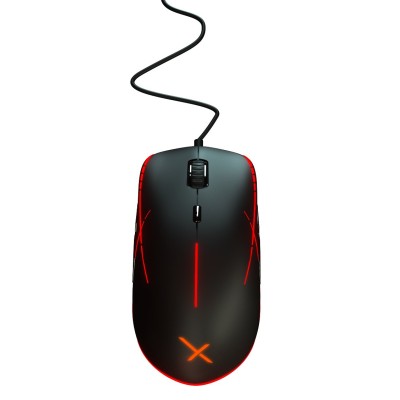 Mouse Gamer XZeal XZ930 - Alámbrico - 8 Botones - Ambidiestro - RGB - XZMX930B