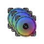 Ventilador XZeal XZ1100 - 120mm - 1200RPM - RGB - 3 Piezas - XZVE100B