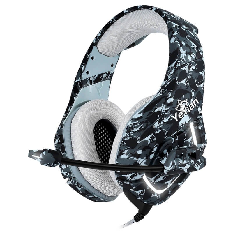 Diadema Gamer Yeyian Force Serie 3000 Alámbrico Micrófono Led Multicolor - YDF-33401G