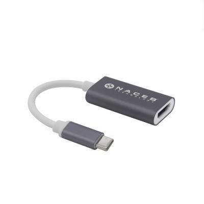 Adaptador Naceb Na 0114 Tipo C A Hdmi Plata - NA-0114